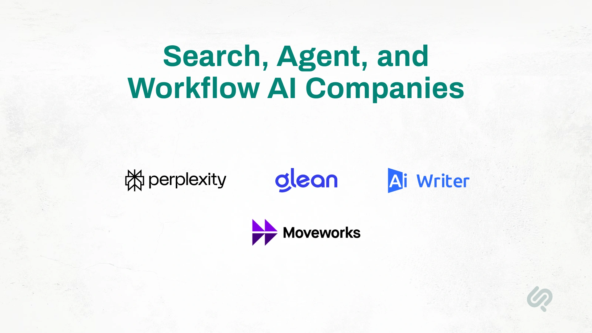 Top AI Search, Agent, and Workflow Companies Logo Image