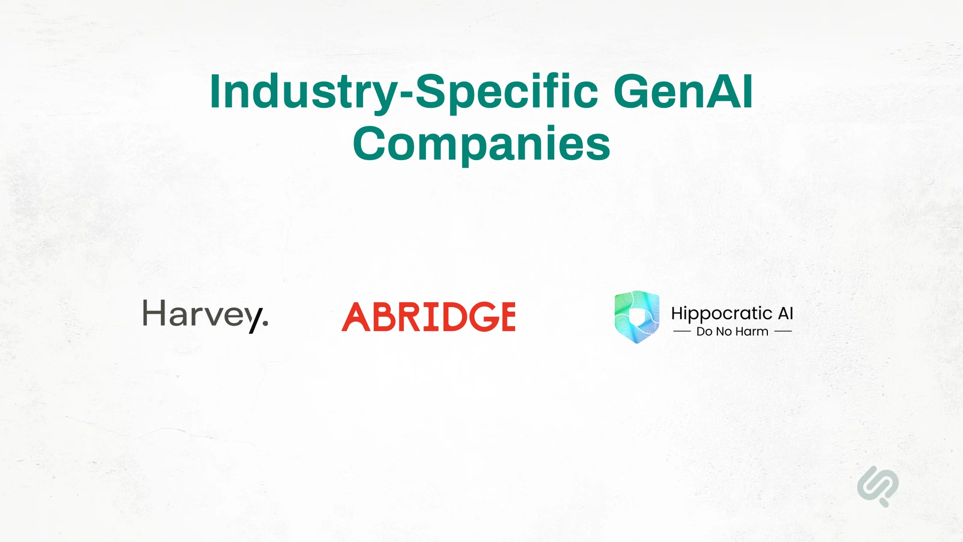Best Industry-Specific Generative AI Companies Logo Image