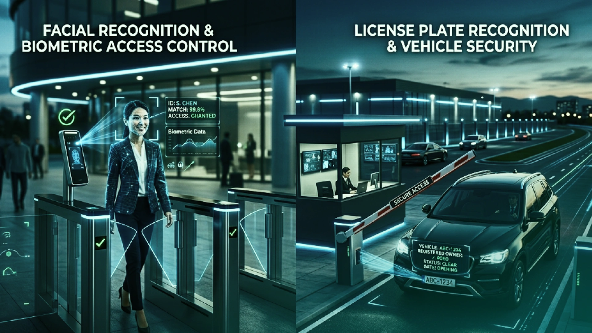 Facial Recognition and Biometric Access Control Image
