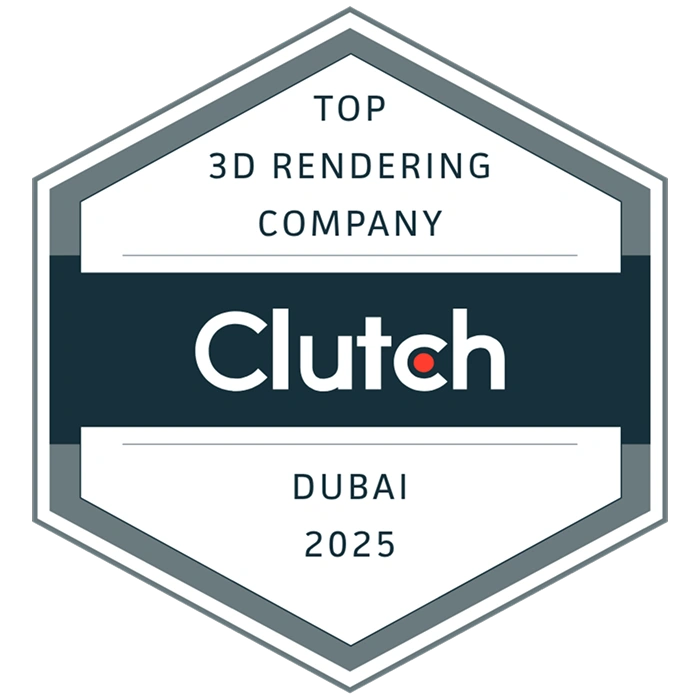Top Clutch 3d Rendering Company Dubai 2025