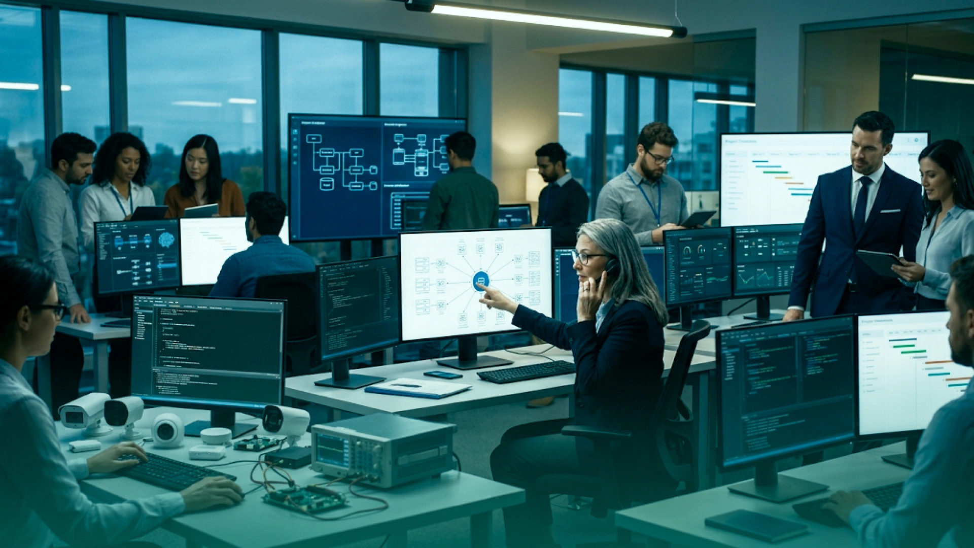 Forward deployed engineer working with a cross-functional AI engineering team on system architecture, software development, infrastructure, and project delivery in a technical operations environment.