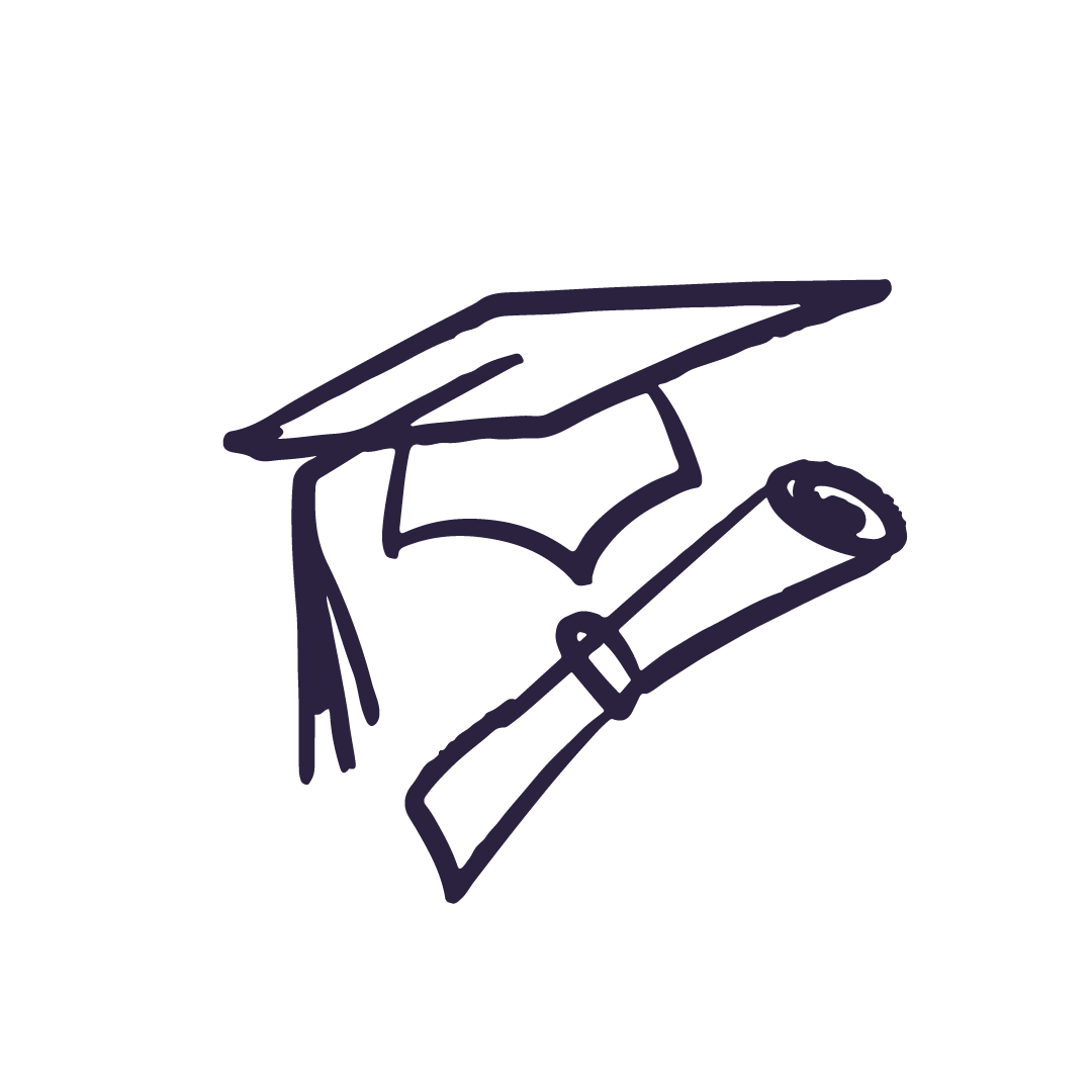 Drawing of graduation cap