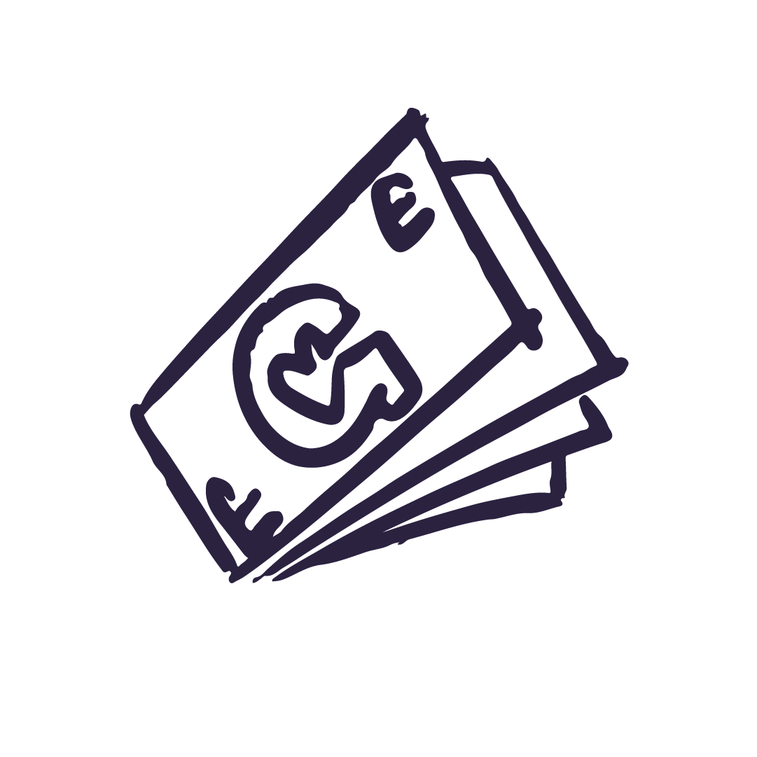 Drawing of money