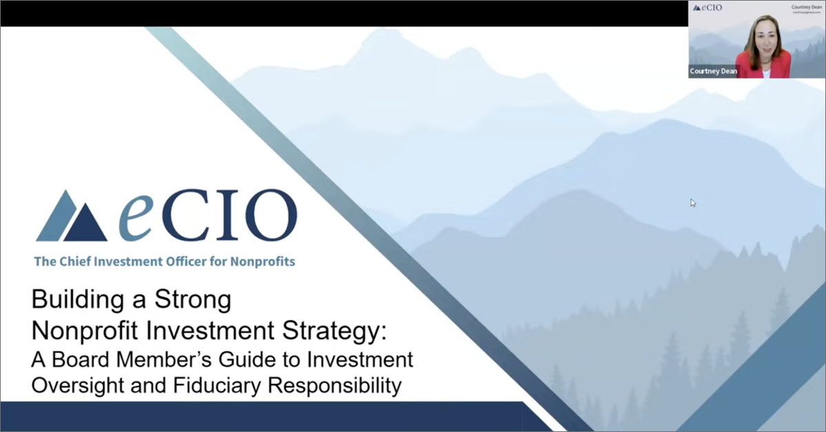 Nonprofit Investing - The Complete Guide for an Enduring Investment Program