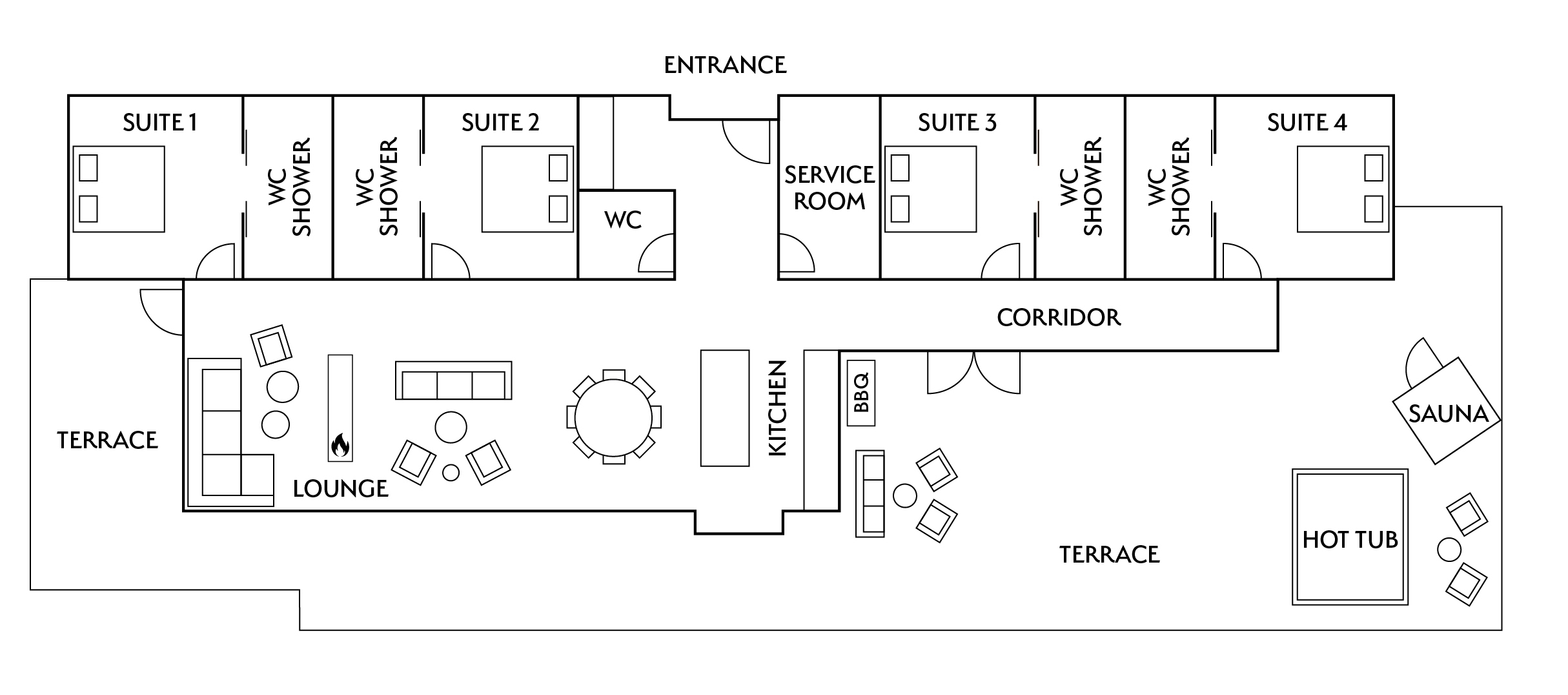 Floor plan for the property