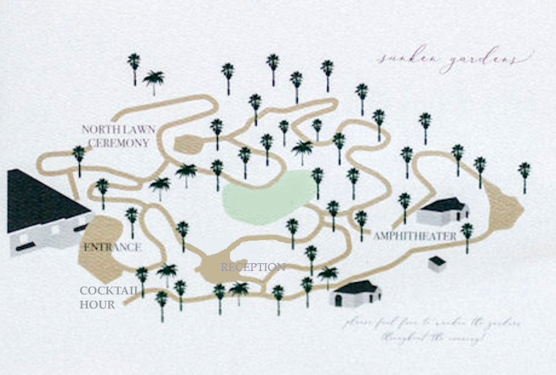 Sunken Gardens Map