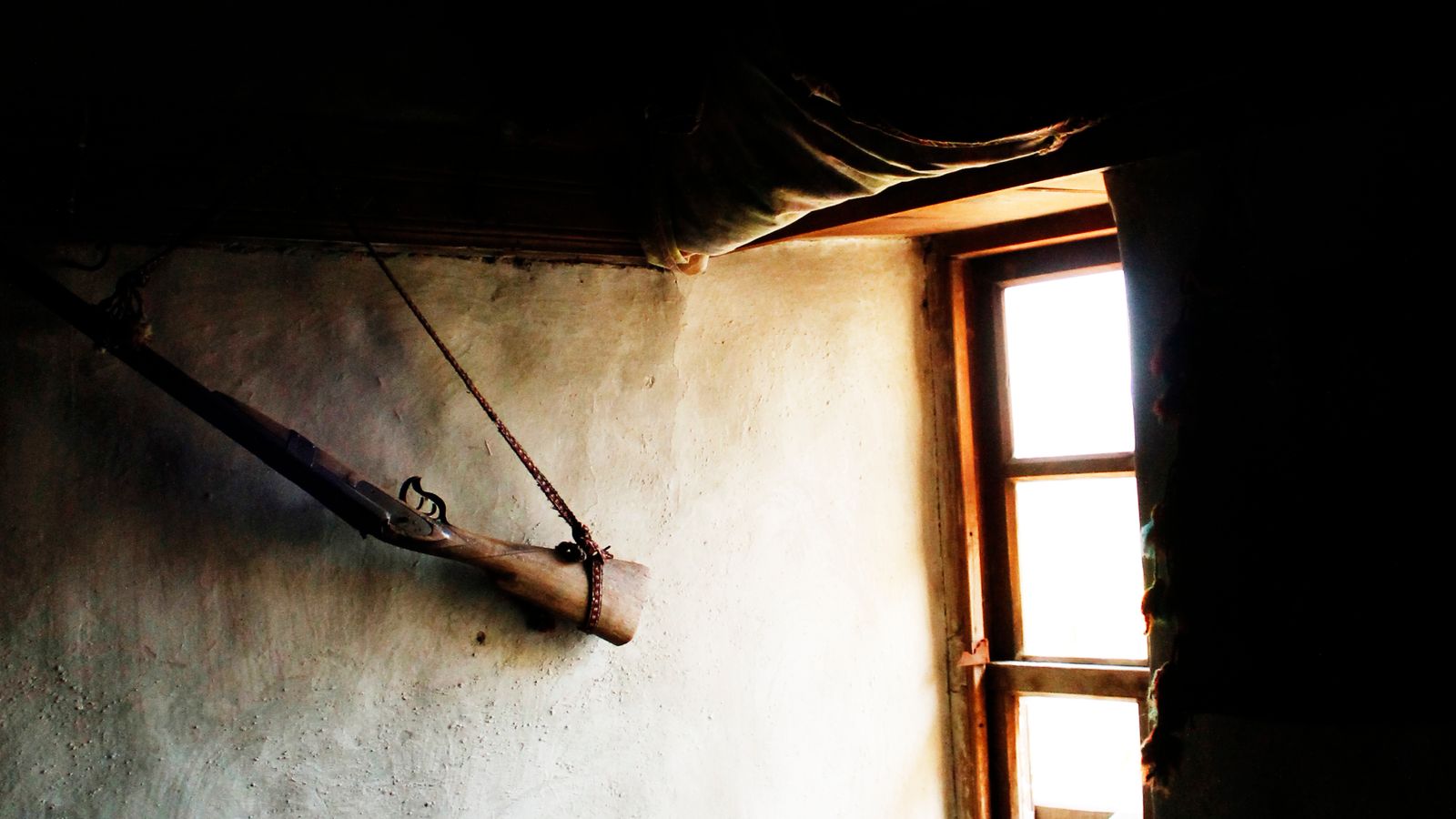 Intérieur ancien rénové dans une maison
