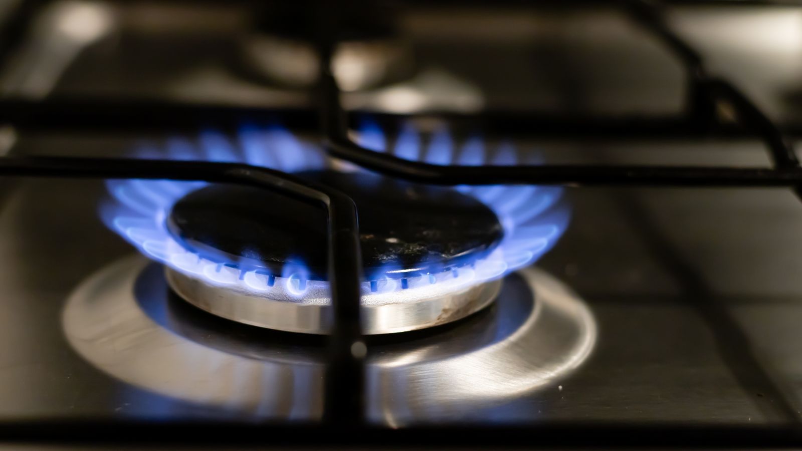 Cuisine équipée d’une installation de cuisson au gaz