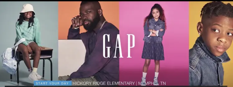 Screenshot of a GAP poster