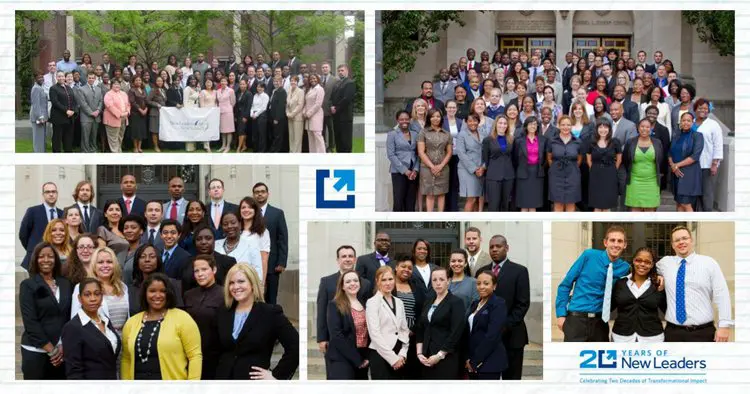 Poster with various images celebrating 20 years