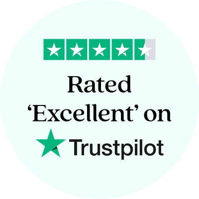 Rated 'Excellent' on Trustpilot.