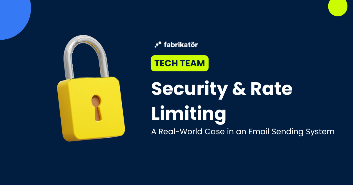 Security and Rate Limiting: A Real-World Case in an Email Sending System