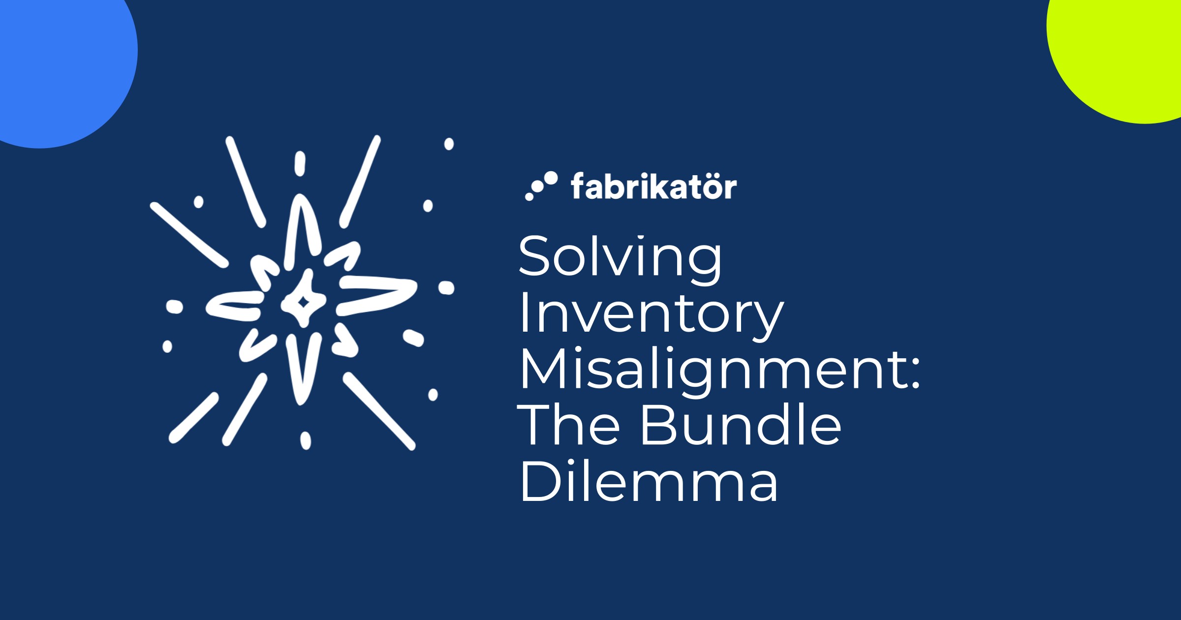 Solving Inventory Misalignment: The Bundle Dilemma