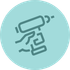 Icon of a hand holding a document with checkmarks and a pencil, representing parenting support.