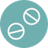 White number 2 inside a teal-colored circle.