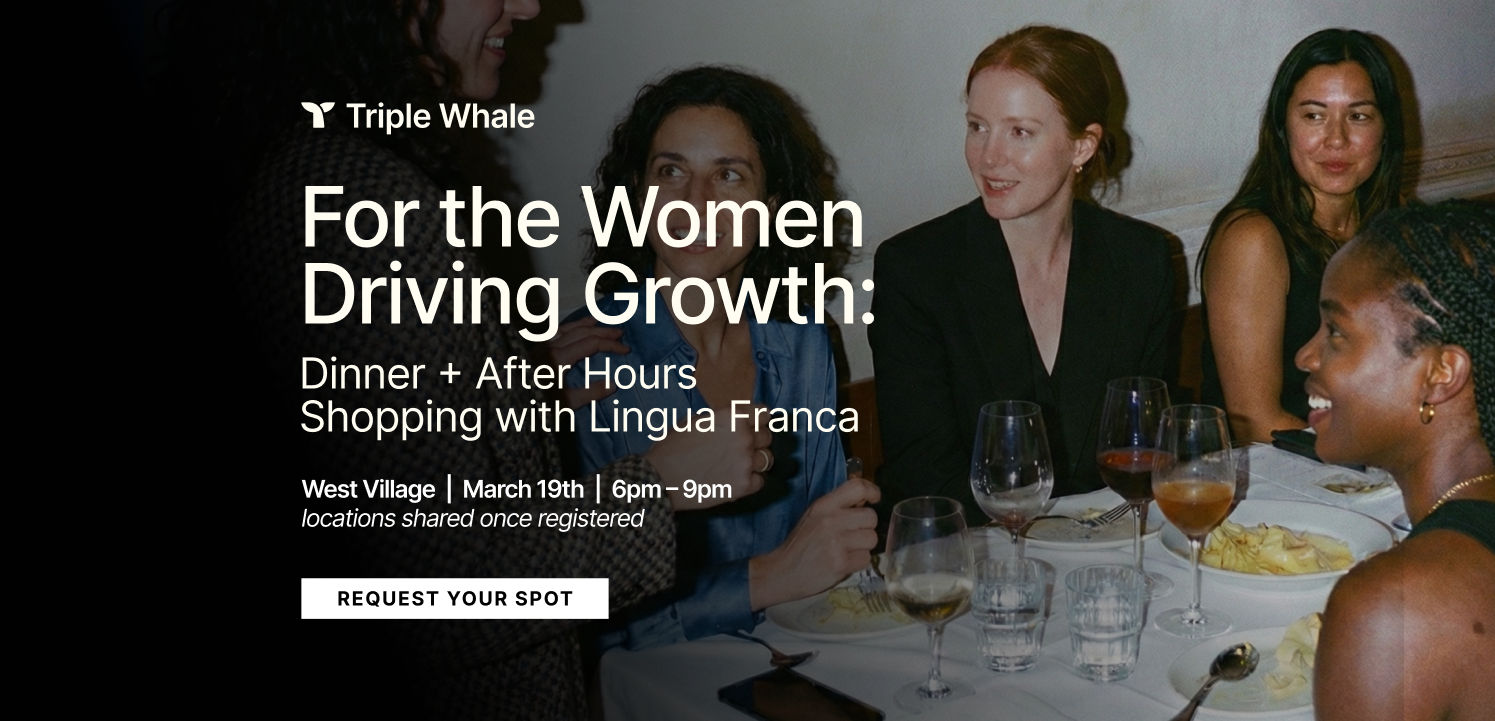 For the Women Driving Growth: Dinner + After Hours Shopping with Lingua Franca