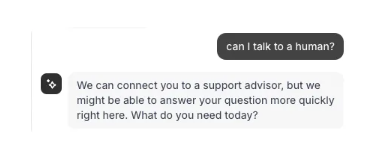 Image showing connecting with a human on Shopify