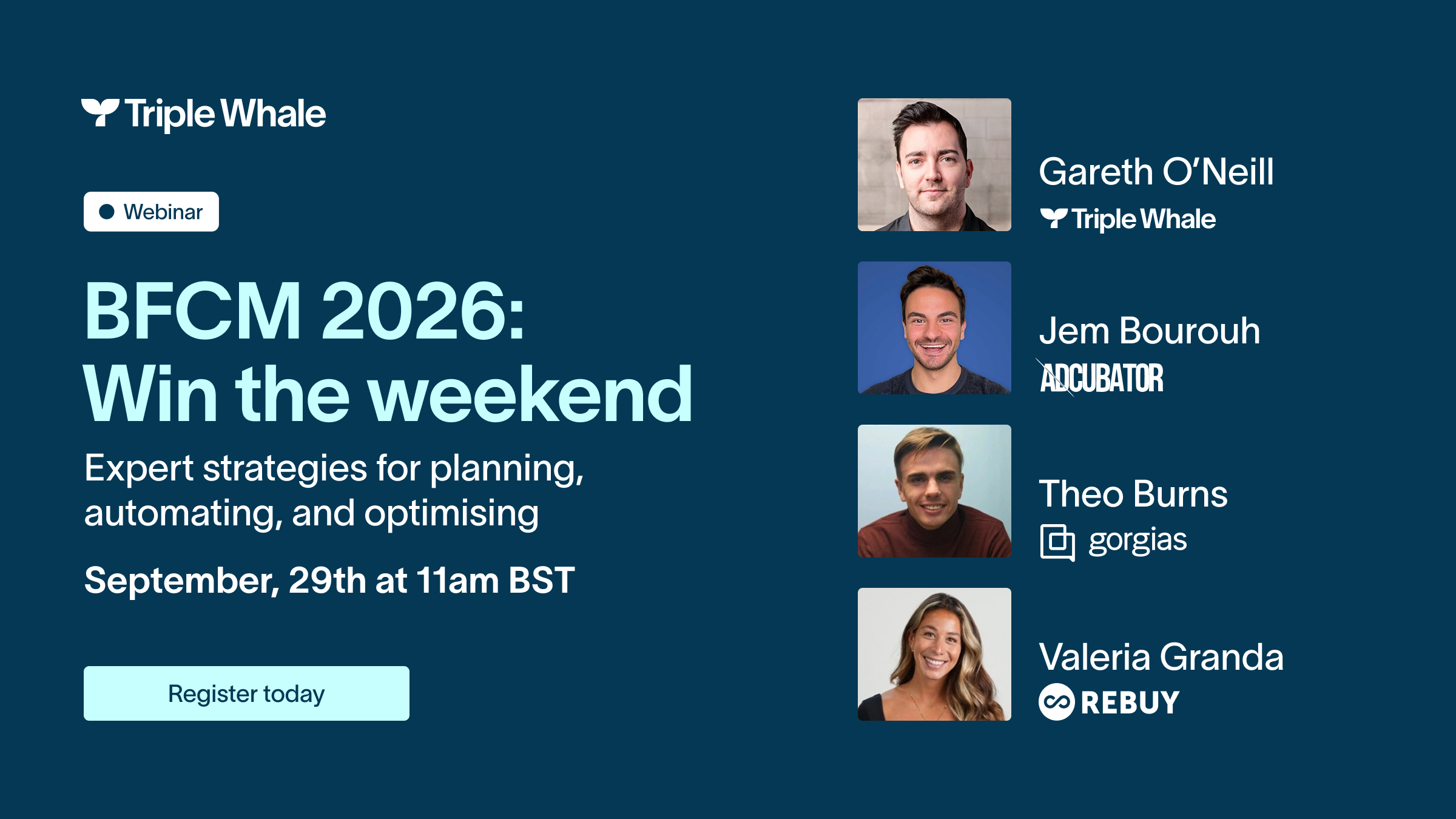  BFCM 2026: Win the Weekend | EMEA Session