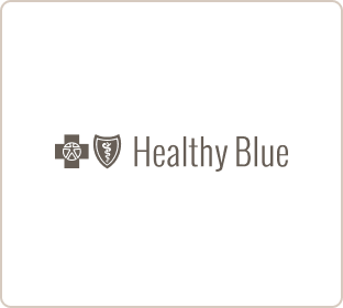 Healthy Blue logo grey