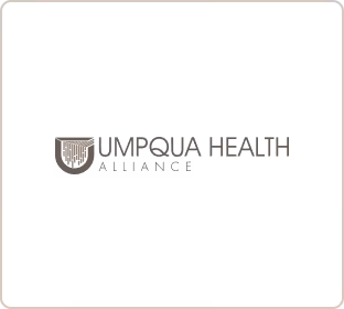 Umpqua Health Alliance logo grey