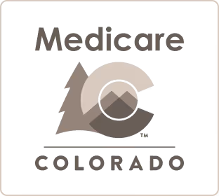 Medicare Colorado logo grey