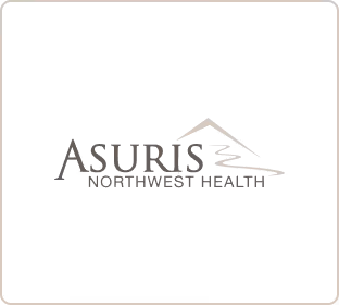 Asuris Northwest Health logo grey