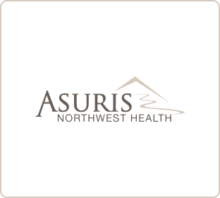 Asuris Northwest Health logo grey