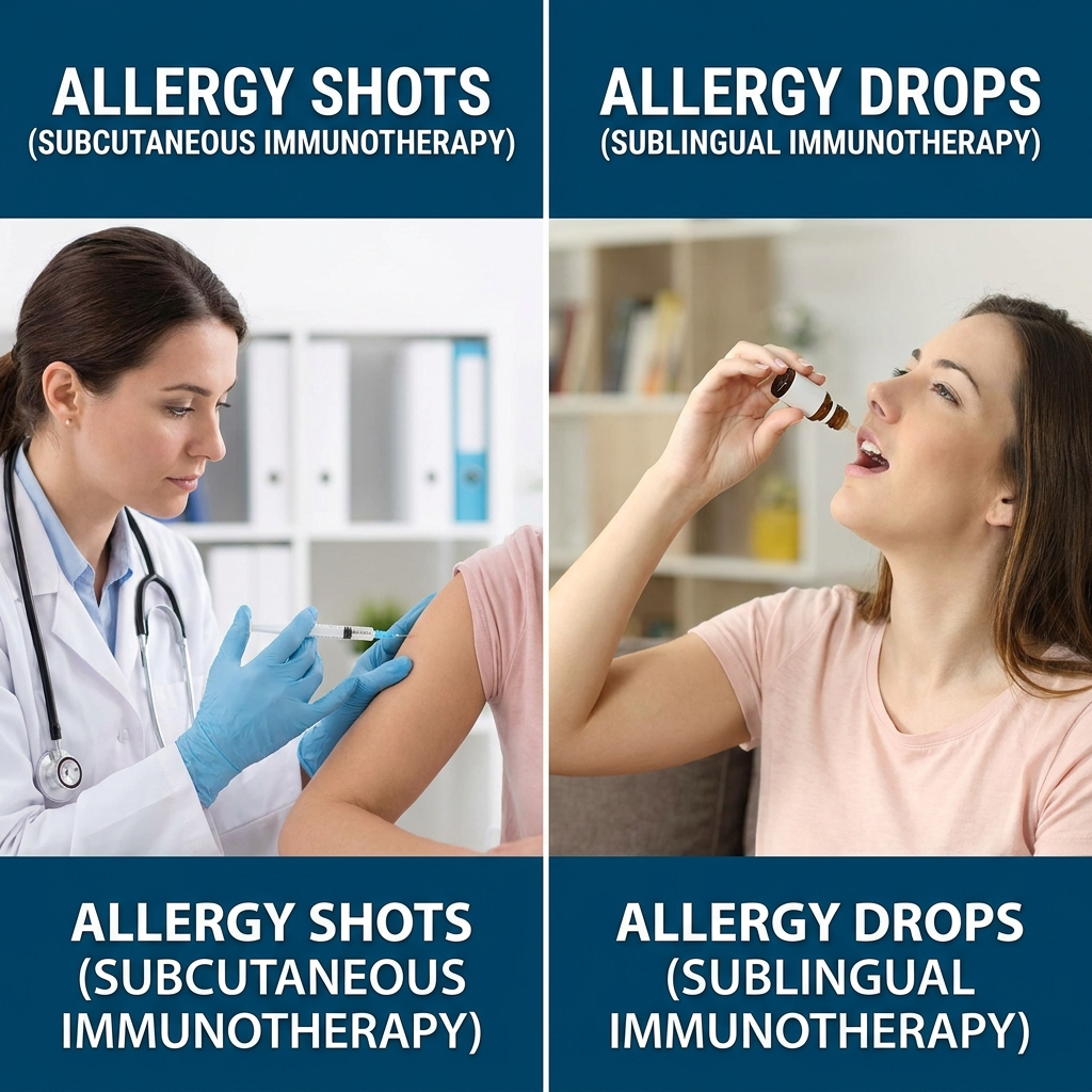 Allergy shots vs allergy drops