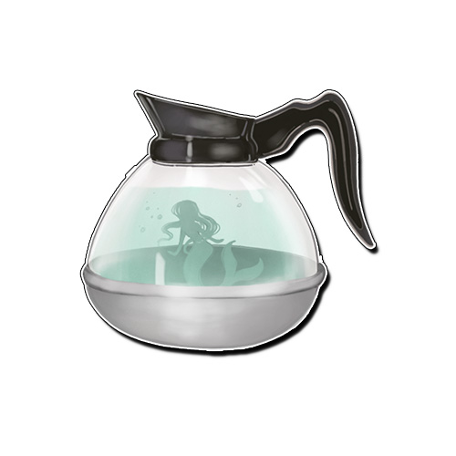 Coffee Pot Mermaid