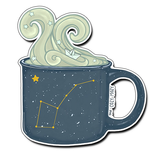 Galaxy Little Dipper Camping Mug