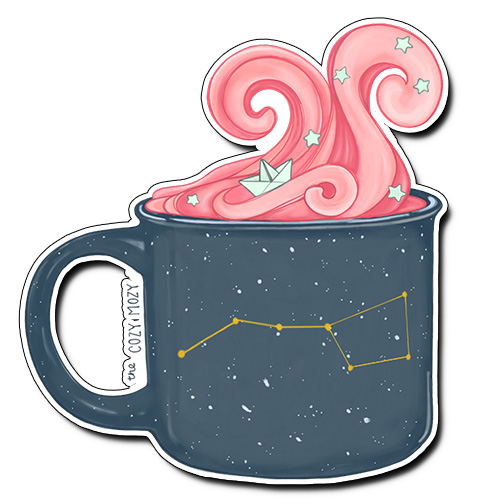 Galaxy Big Dipper Camping Mug
