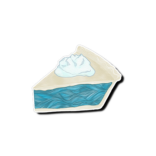 Oceanic Cake Slice