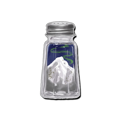 Snowy Salt Shaker