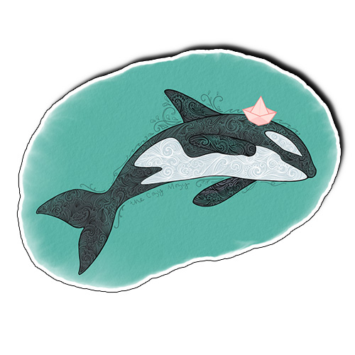 Orca With Hat