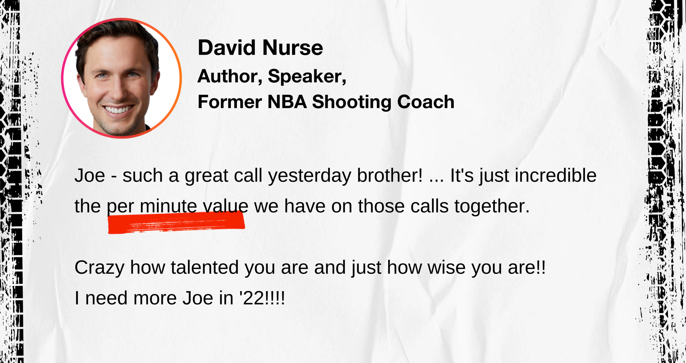 Signature Coaching Testimonial David