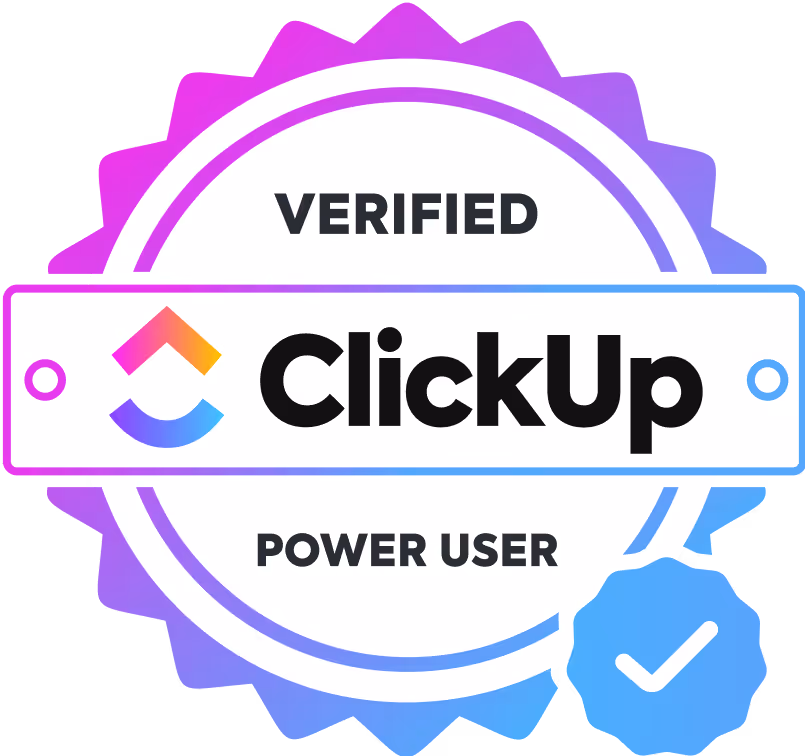 ClickUp Verified Power User