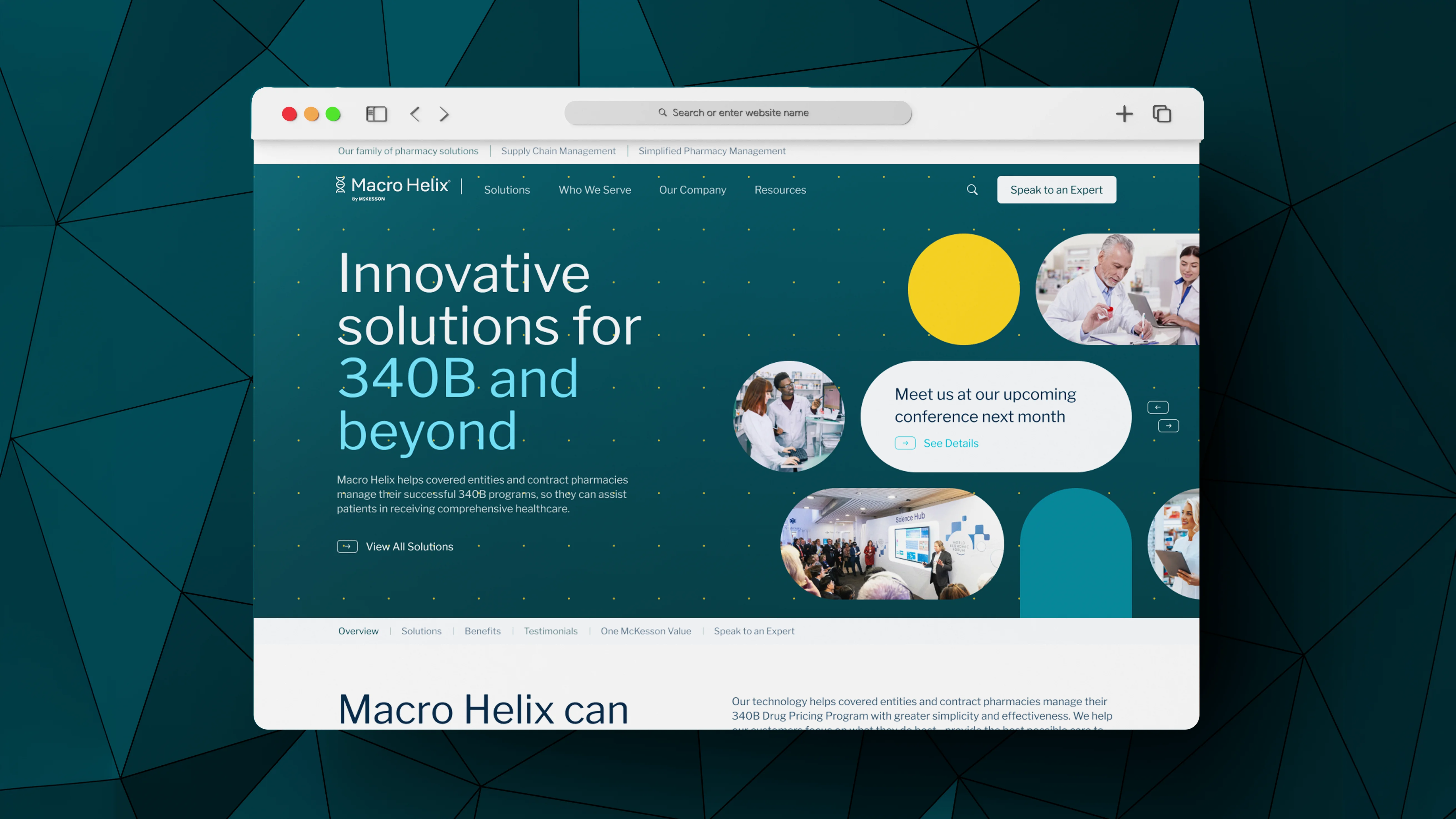 CSI McKesson website design