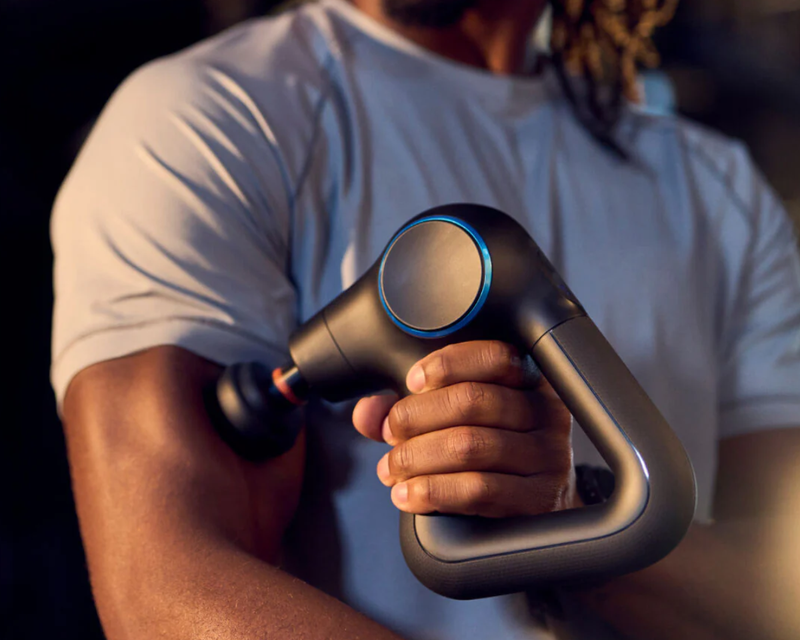 Theragun Elite percussive massager on Goody