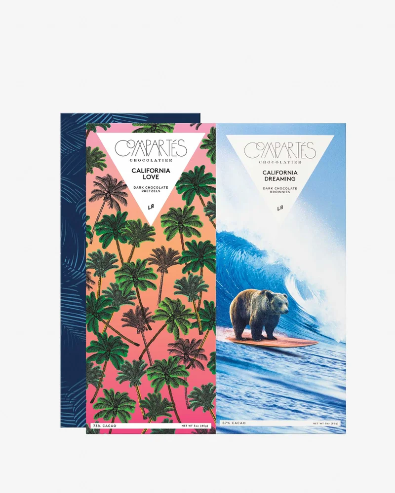 Compartés California Chocolate Bar Gift Set