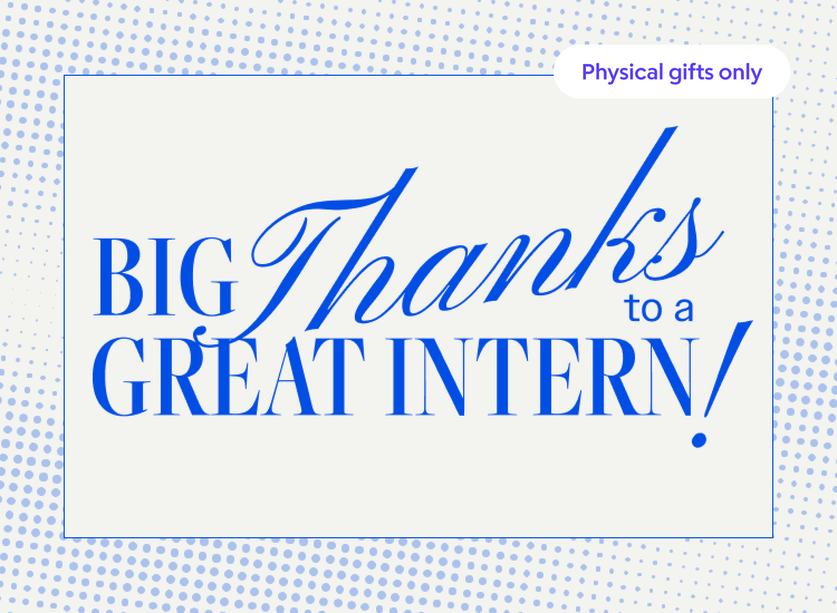 A Gift of Choice on Goody lets each intern pick their own gift at a set budget, ideal for National Intern Day