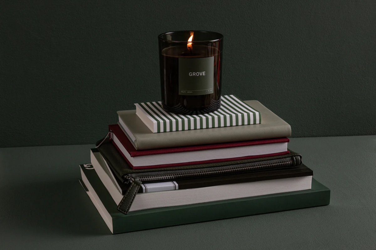 Gry Mattr linen notebooks and desk accessories