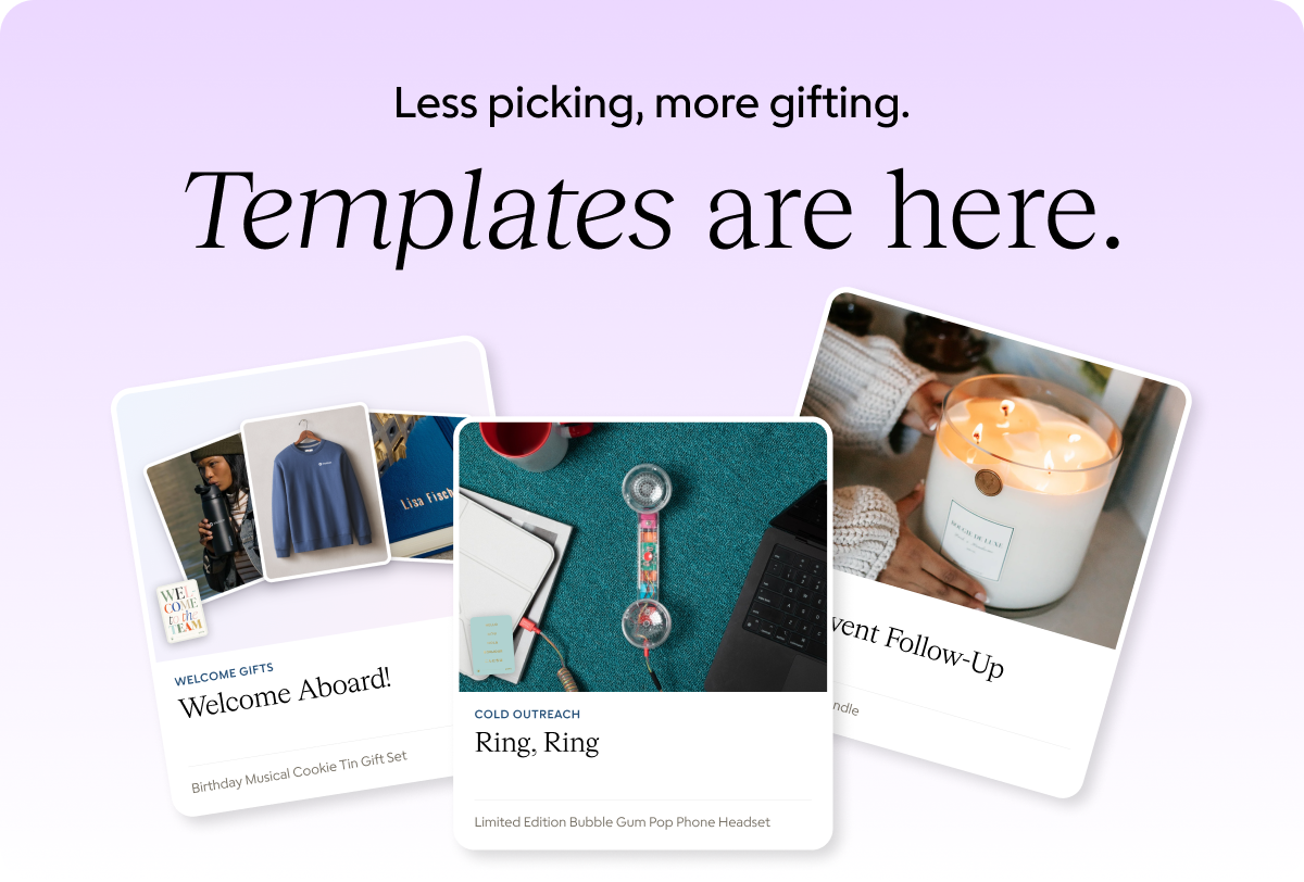Introducing Templates: Thoughtful Gifts, Ready to Send