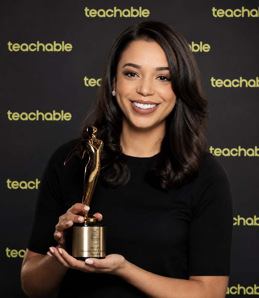 teachable jess award course creation