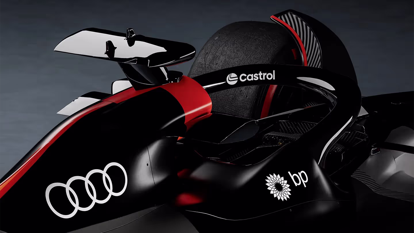 Castol logo on Audi F1 car