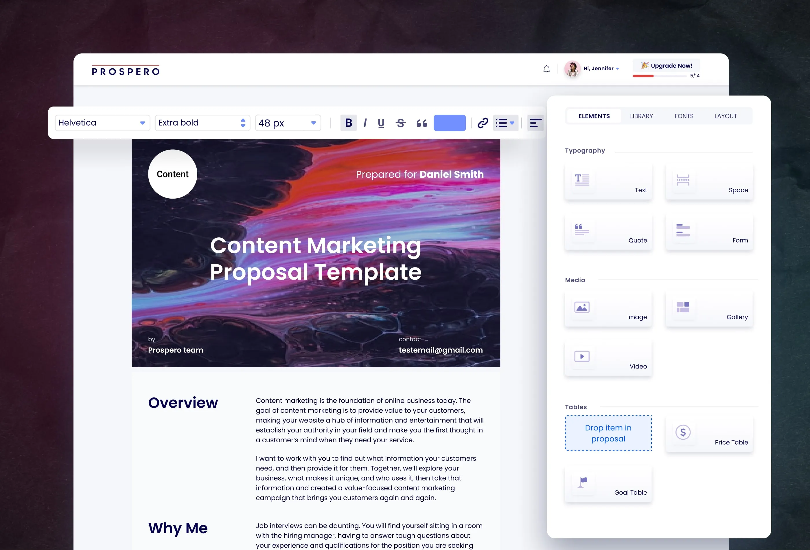 Prospero showcase