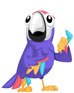 Poptin mascot animation
