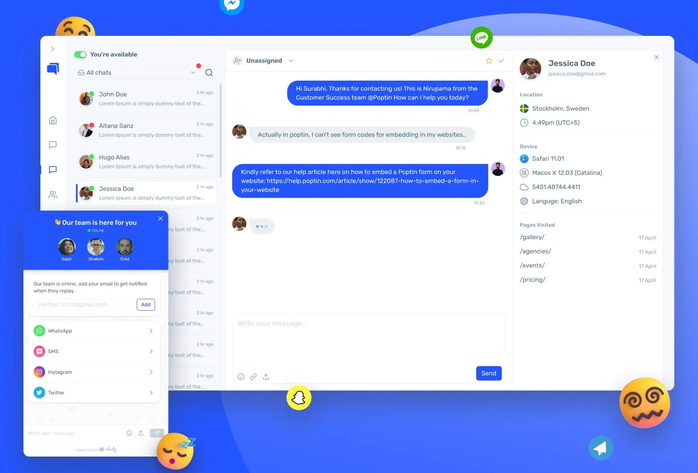 Chaty project showcase