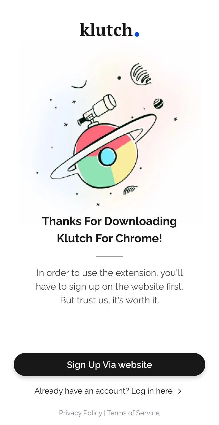 Klutch extension image