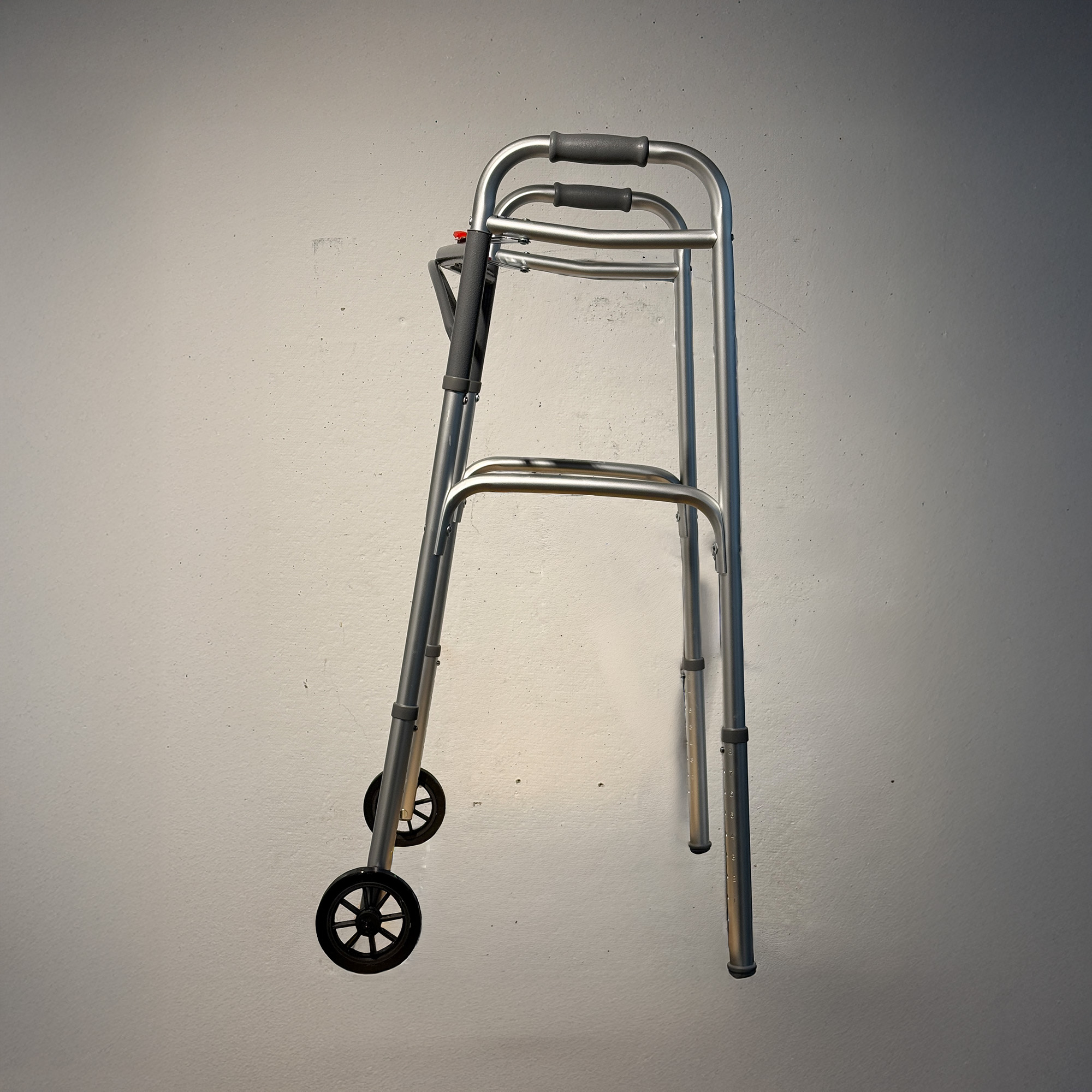 Walker with final prototype wheels