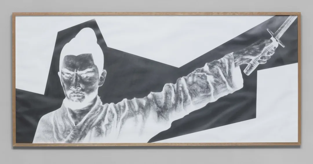 Boedi Widjaja, One and a Half, graphite on paper
